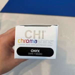 Chi chroma shine intense bold semi-permanent hair color. Color Onyx 🖤